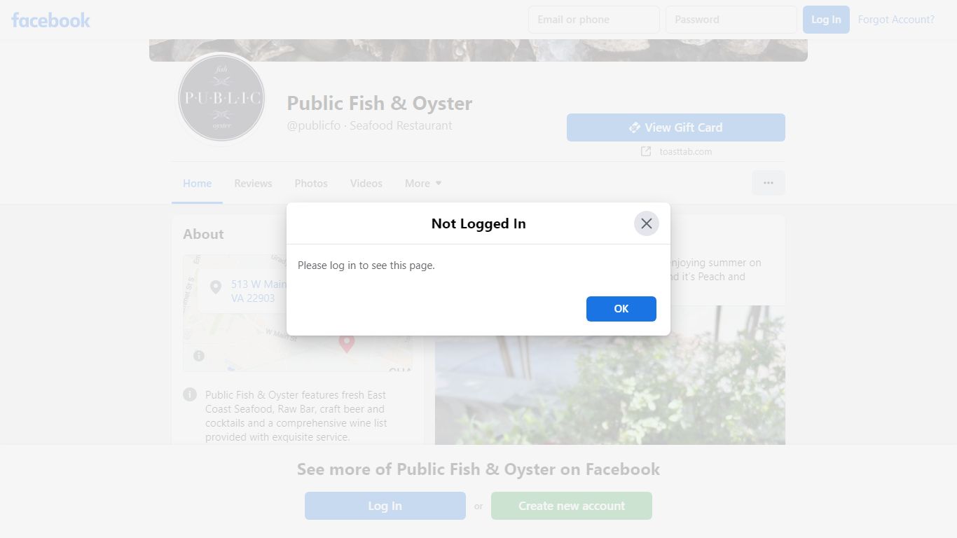 Public Fish & Oyster - Home - Facebook